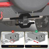 Nilight 1-1/4 inch Towing Hitch Mount Bracket for Truck Trailer RV SUV Pick Up fit Dual LED Work Light Reverse Rear Back Up Off Road Lights(Towing Hitch Mount Bracket) Without Light, view 6
