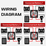 Nilight 1-2-Both-Off Battery Disconnect Switch kits, view 4