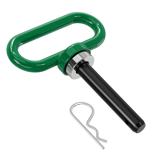Nilight 1/2 Inch Diameter Heavy Duty Ultra Strong Neodymium Magnet Trailer Hitch Pin Green for Lawn Mower, Tractor, Towing Cargo, ATV Trailer