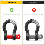 Nilight 1/2 Inch D-Ring Shackle 4 Packs, view 6