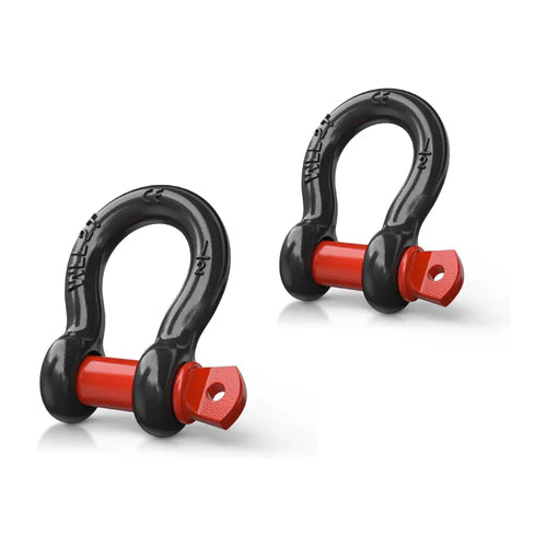 Nilight 1/2 Inch D-Ring Shackle (Pair)