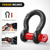 Nilight 1/2 Inch D-Ring Shackle (Pair), view 4