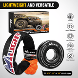 Nilight 1/2inch x 24inch Synthetic Soft Shackle Recovery Ring Kit, view 6