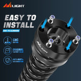 Nilight 1.5 Inch Front Leveling Lift Kit for 2004 2005 2006 2007 2008 2009 2010 2011 2012 2013 2014 2015 2016 2017 2018 2019 2020 2021 2022 2023 Ford F150 Suspension Level Kit, view 5