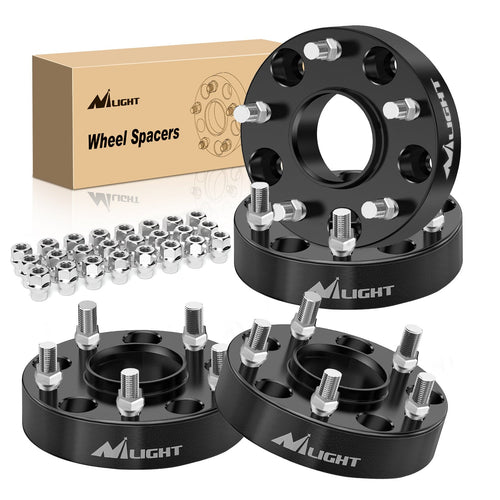 Nilight 1.5inch (38mm) Wheel Spacers 4Pcs For 2012 2013 2014 2015 2016 2017 2018 Dodge Ram 1500 | 5x139.7 | 77.8 Hub Bore | 14x1.5 Studs
