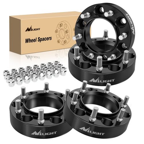 Nilight 1.5inch (38mm) Wheel Spacers 4Pcs For 1995-2023 Toyota Tacoma 1989-2023 4Runner FJ Cruiser Tundra Fortuner Sequoia Land Cruiser | 6x139.7 | 106 Hub Bore | 12x1.5 Studs