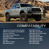 Nilight 1.5inch (38mm) Wheel Spacers 4Pcs For 1995-2023 Toyota Tacoma 1989-2023 4Runner FJ Cruiser Tundra Fortuner Sequoia Land Cruiser | 6x139.7 | 106 Hub Bore | 12x1.5 Studs, view 6