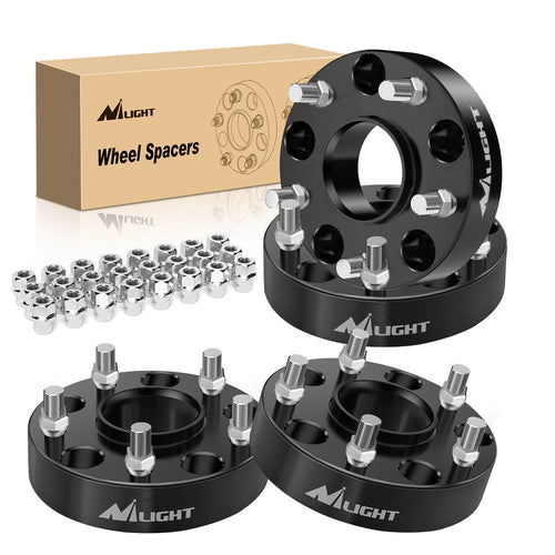 Nilight 1.5inch (38mm) Wheel Spacers 4Pcs For 2002 2003 2004 2005 2006 2007 2008 2009 2010 Dodge Ram 1500 Durango Dakota | 5x139.7 | 77.8 Hub Bore | 9/16-18 Studs