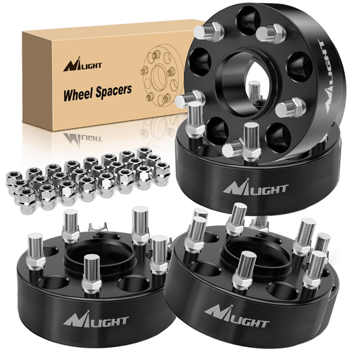 Nilight 2inch (50mm) Wheel Spacers 4Pcs For 2007 2008 2009 2010 2011 2012 2013 2014 2015 2016 2017 2018 Jeep Wrangler JK JKU 2005 2006 2007 2008 2009 2010 Grand Cherokee WK 1999-2010 Grand Cherokee WJ/WK  | 5x127 | 71.5 Hub Bore | 1/2-20 Studs
