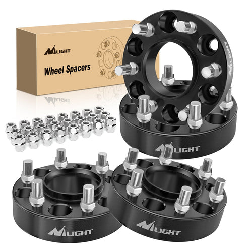 Nilight 1.5inch (38mm) Wheel Spacers 4Pcs For 2015 2016 2017 2018 2019 2020 2021 2022 Ford F150 | 6x135 | 87.1 Hub Bore | 14x1.5 Studs