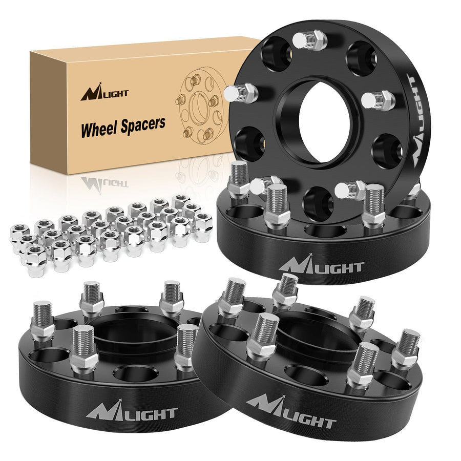 Nilight 1.5inch (38mm) Wheel Spacers 4Pcs For 2019 2020 2021 2022 2023 2024 Dodge Ram | 6x139.7 | 77.8 Hub Bore | 14x1.5 Studs