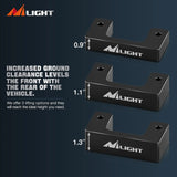 Nilight 1.5 Inch Front Leveling Kit for 2007 2008 2009 2010 2011 2012 2013 2014 2015 2016 2017 2018 2019 2020 2021 2022 2023 Chevy Avalanche Silverado Suburban 1500 Tahoe Sierra Yukon XL1500, view 2