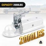 1-7/8 Inch Trailer Coupler Repair Kit with Chain 2000 lb Capacity | Fit for Nilight Straight Trailer Coupler 2 Inch 2.5 Inch 3 Inch Channels, view 3