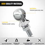 Nilight 1-7/8Inch Diameter Chrome Trailer Hitch Ball, view 5