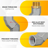 Nilight 2 PCS 1 Inch NPT Fuel Hose Swivel, 360 Rotating Connector for Fuel Transfer Hose Nozzle Pump Diesel Gasoline Kerosene (25% OFF Final Checkout), view 6