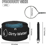 Nilight 1 Pack RV Sewer Hose Storage Bag, Waterproof Utility Bag with Visible Cover Dual Zipper Closure RV Storage & Organization for Sewer Fresh Water Hoses Electrical Cords Camper Tools Accessories, view 2