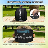Nilight 1 Pack RV Sewer Hose Storage Bag, Waterproof Utility Bag with Visible Cover Dual Zipper Closure RV Storage & Organization for Sewer Fresh Water Hoses Electrical Cords Camper Tools Accessories, view 6