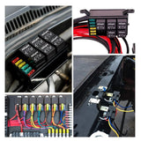 Nilight 10 Pack SPDT Electrical Relays 12V 30/40 Amp 5-Pin Switch for Automotive Truck Marine Boat, view 6