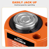 Nilight 10 Ton Hydraulic Cylinder Jack Porta Power Ram, Heavy Duty Low Profile 0.43 Inch Stroke Automatically Retract Mini Jack Ram Single Acting Lifting Cylinders for Machinery Shipbuilding, Orange, view 4