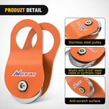 Nilight 10 Ton Winch Snatch Block Towing Pulley Blocks 22,000 LBS Capacity, Winch Hook Accessories, Heavy Duty Offroad Recovery Accessory for Truck, Tractor, ATV & UTV, view 4