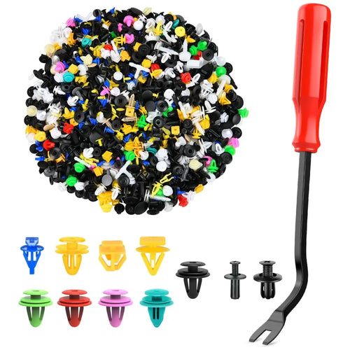 Nilight 1001 Pcs Universal Car Clips Mixed Auto Bumper Fender Trim Door Panel Shield Engine Cover Retainer Rivet Push Clips for GM Ford Chrysler Toyota Lexus Honda Acura Dodge Jeep