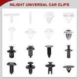 Nilight 1001 Pcs Universal Car Clips Mixed Auto Bumper Fender Trim Door Panel Shield Engine Cover Retainer Rivet Push Clips for GM Ford Chrysler Toyota Lexus Honda Acura Dodge Jeep, view 3