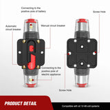 Nilight 100A Circuit Breaker Reset Fuse Holder, view 2