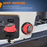 Nilight 100A ON/OFF Disconnetc Battery Switch, view 3