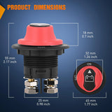 Nilight 100A ON/OFF Disconnetc Battery Switch, view 6
