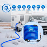 Nilight 100FT Heated Water Hose RV 5/8inch Inside Diameter -45°F Freeze Protaction Antifreeze Garden Drinking Hoses with Saving Thermostat and Smart Heat System for Winter Camper Supply Accessories, view 6