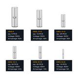 Nilight 100PCS Non Insulated Butt Connectors Kit AWG 24-8 Uninsulated Crimp Butt Connectors Pure Copper Tin Coated Crimp Terminals for Motorcycle Motorbike Car Truck Boats, view 5