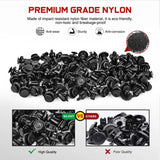 Nilight 101 Pcs Bumper Splash Shield Retainer Metal Insert Clips for Acura Honda 91503-SZ3-003 91503-SZ5-003 91506-S9A-003 Toyota Fender Liner 90467-07215 4-Way Valve Tools Tire Caps Cores, view 4