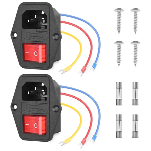 Nilight 10A 250V AC Power Socket Inlet
