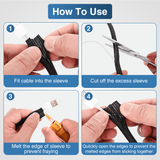Nilight 10ft-1/4inch Cable Management Sleeves, view 5