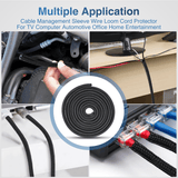 Nilight 10ft-1/4inch Cable Management Sleeves, view 6