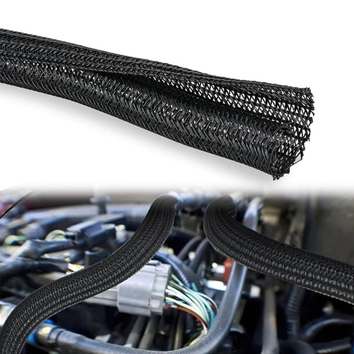 Nilight 10ft-1 inch Cable Management Sleeves