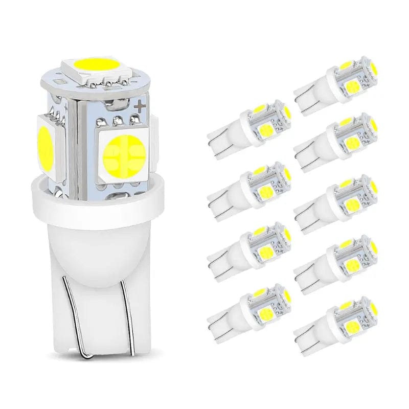 Nilight 194 T10 T5 6500K LED Bulbs (10 Packs)
