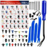 Nilight 1125Pcs Car Push Retainer Clips Auto Fasteners Kit Included 34 Most Popular Sizes Nylon Bumper Fender Rivets with 5 Fasteners Remover 10 Cable Ties for Toyota GM Ford Honda Chevy, view 2