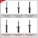 Nilight 115 Pcs Pop Rivet Assortment, view 4