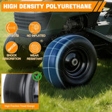 Nilight 11x4.00-5 Solid Lawn Mower Tires, 11 Inch Flat-Free Polyurethane Tire with 3/4 Inch Axle Bore & 3.4 Inch Hub Length, Airless Replacement Wheels for Lawn Mowers, 2 Pack, view 2