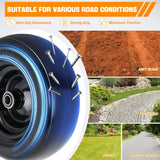Nilight 11x4.00-5 Solid Lawn Mower Tires, 11 Inch Flat-Free Polyurethane Tire with 3/4 Inch Axle Bore & 3.4 Inch Hub Length, Airless Replacement Wheels for Lawn Mowers, 2 Pack, view 6