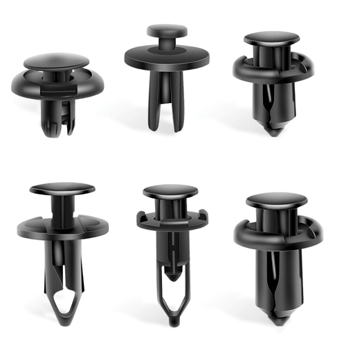 Nilight 120 Pcs Car Retainer 6.3mm 8mm 9mm 10mm Expansion Screws Replacement Kit Bumper Push Rivet Clips for Honda Acura GM Chrysler Ford Toyota Lexus