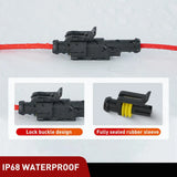 Nilight 120PCS 1 Pin Electrical Connector ‎Plug Male Female Terminal Wire Connector, view 5