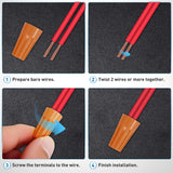 Nilight 120PCS Orange Wire Connectors Kit 18-16 AWG Electric Wire Caps Insulating Insert Twist Electrical Wire Terminal with Spring for Connect Electrical Wiring Automotive Car Truck Boats Marine, view 3