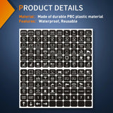 Nilight 120PCS Switch Panel Stickers For 6/8 Gang Switch Panel, view 5