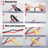 Nilight 12AWG 50FT Copper Clad Aluminum Wire 12-2 Gauge Red Black CCA Electrical Cable 2 Conductor Parallel 12V 24V DC Flexible Extension Cords, view 4