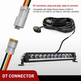 Nilight 12AWG DT Connector 12V On Off Switch Wiring Harness Kit 1 Lead, view 2