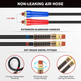 Nilight 12FT 3-in-1 ABS Electrical Cord Cable & Rubber Air Power Line Hose Kit, view 3