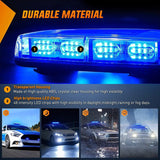 Nilight 12 Inch 48 Leds Roof Top Blue Emergency Strobe Light, view 4