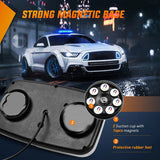 Nilight 12 Inch 48 Leds Roof Top Blue Emergency Strobe Light, view 5
